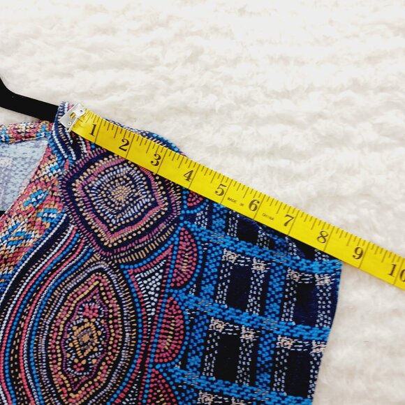 T-Shirt Size L Boho Global Bazaar Whimsycore Resort Chic Boho Bold Edgy Vacation - Picture 6 of 13